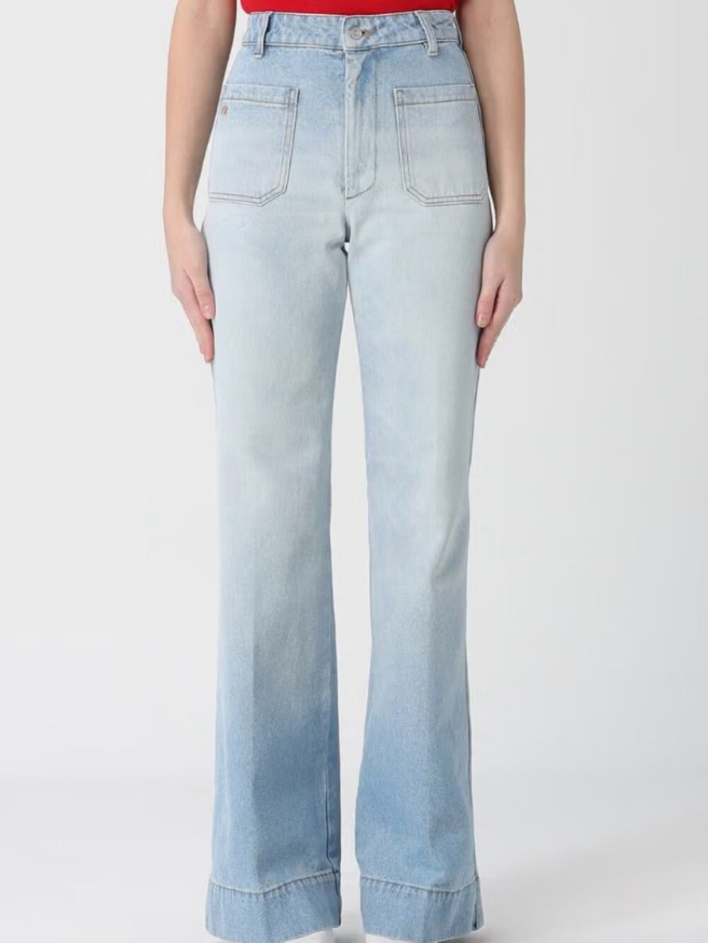 Victoria Beckham ALINA HIGH RISE FLARED LEG JEANS 24W 34L